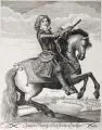 J. C. Baur, Johann Georg III. Kurfürst in Sachsen, Um 1670, Kupferstich auf Bütten