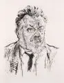 Max Slevogt, Selbstbildnis, 1923, Radierung