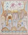 Haas, Orientalische Ansicht, 1982, Aquarell, Faserstift und Tusche auf chamoisfarbenem Bütten