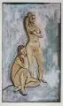 Erhard Hippold, Zwei Akte, 1955, Radierungen und Vernis mou (?)