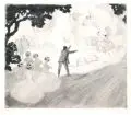 Willy Stelzer, (zugeschr.), Ballettprobe. Ohne Jahr, Radierung