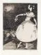 Willi Geiger, Tänzerin, 1903, Kaltnadelradierung auf chamoisfarbenem Bütten