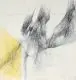 Komposition in Schwarz und Gelb by Bernhard Heiliger, 1970, Kugelschreiberzeichnung mit gelbem Faserstift auf Papier, offered Dec 2010