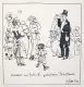 Heinrich Zille, Hochzeitsblatt für Frikomar Dörfler, 1919, Lithographie auf gelblichem Werkdruckpapier