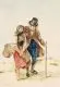 Wanderndes Paar. 1840er/ 1850er Jahre by Friedrich Moritz Wendler, Aquarell über Bleistift, offered Sep 2010