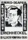 Erich Heckel, Bildnis E. H., Lithographie