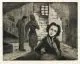 Wilhelm Höpfner, Anne Fran[c]k, Wohl 1950, Aquatintaradierung auf chamoisfarbenem Papier