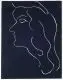 Weiblicher Kopf by Henri Matisse, 1947, Holzschnitt auf festem Papier, offered Sep 2010