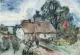 Erhard Hippold, Putgarten, Aquarell und Federzeichnung in Tusche auf Bütten