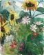 Sonnenblumen und Cosma by Gussy Hippold-Ahnert, 1933, Aquarell, offered Sep 2010