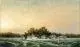 Oscar Eschke, Südseelandschaft mit Fischerboot, 1879, Öl auf Leinwand