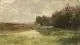 Heinrich Deuchert, Moorlandschaft, Wohl 1900, Öl auf Leinwand, auf Hartfaserplatte aufgezogen