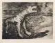 Hans Grundig, Der Würger, 1937, Kaltnadelradierung auf Kupferdruckkarton