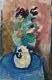 Helmut Schmidt-Kirstein, Stilleben mit Blumenstrauß