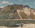 Robert Georg Böninger, Insel. Wohl um 1900, Öl auf Leinwand