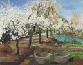 Blühende Obstbäume by Erhard Hippold, Wohl 1934, Öl auf Leinwand, offered Mar 2010