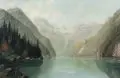 O. F. Wieduwilt, Am Königsee, 1907, Öl auf Leinwand