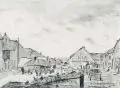 Richard Paul c, Richard Paul Burkhardt-Untermhaus, Fünf Landschaftsdarstellungen, Um 1915, Graphitzeichnungen