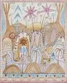 Haas, Orientalische Ansicht, 1982, Aquarell, Faserstift und Tusche auf chamoisfarbenem Bütten