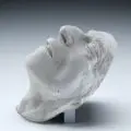Gerhard Richard Halbritter, Totenmaske Ernst Blochs, 1977, Gips, modelliert