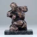 Hans Vent, Weiblicher Torso, 2007, Bronze, gegossen, braun patiniert