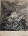 Johann Elias Ridinger, Dieser sehr grosse Joch-Geyer hat Anno 1685 in dem Tyrol, 1741, Kupferstich auf kräftigem Bütten
