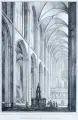 Siegfried Detlev Bendixen, Innere und äußere Ansicht der Marienkirche in Lübeck, 1830, Lithographien nach Anton Tischbein