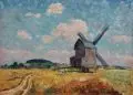 Wilhelm Eller, Windmühle, Wohl 1940, Öl auf Leinwand