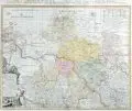 Johann Ehrenfried Vierenklee, Carte du Consistoire de Wittenberg [ ], 1749, Kolorierter Kupferstich