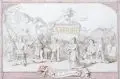 Eduard Valentin Ille, Album, 1857, Kolorierte Federzeichnung in Sepia über Blei