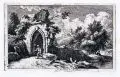 Ferdinand von Kobell, Zwei Landschaftsdarstellungen mit Figurenstaffage, 1770, Radierungen