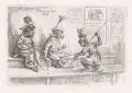 Johann Adam Klein, Drei Affen, Radierungen