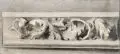 Loups, (?), Vorzeichnung zu einem Fries. 19. Jh, Kohlezeichnung auf Bütten