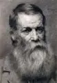 Walther Witting, Walter Witting, Zwei Portraits. 1884/ 1887, Kohlezeichnungen, weiß gehöht und Bleistiftzeichnung auf festem, chamoisfarbenen Papier