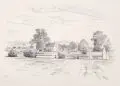 Ludwig von Hofmann, Pillnitz- Dunkler Tag/ Elbsegler. Ohne Jahr, Lithographien auf Bütten/ chamoisfarbenem Papier