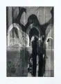 Joachim Jansong, Die späten Reisen III, 1994, Radierung und Fotomontage auf Hahnemühle-Bütten