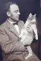 Hugo Erfurth, (zugeschr.), Martin Erich Philipp mit Katze