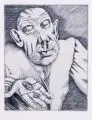 Johannes Wüsten, Der Bettler, 1930, Kupferstich auf Bütten