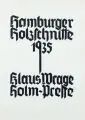 Klaus Wrage, Hamburger Holzschnitte, 1935, Holzschnitte auf Maschinenbütten