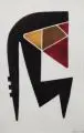 Hannes Harrs, Zwei abstrakte Kompositionen, 1975, Farblithographien