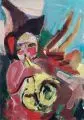 Kerstin Quandt, Karneval, 1987, Gouachen auf Papier
