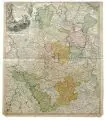 Johann Baptist Homann, Circuli Westphaliae [ ], Um 1720, Kupferstich, partiell koloriert