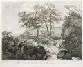 Johann Adolph Darnstedt, Troisième Vue des environs de Meissen en Saxe, Radierung