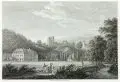 Johann Gottfried Abraham Frenzel, Vue de Tharandt, Um 1820, Kupferstich auf Bütten mit Wasserzeichen