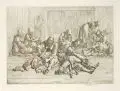 Johann Adam Klein, Die Schafschur, 1818, Radierung