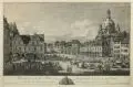 Perspective de la Place de la grande Garde... by gen. Canaletto Bernardo Bellotto, Radierung nach dem Original von 1750, offered Jun 2009