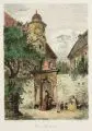 Bernhard Mannfeld, Aus Meissen, Farbradierung, Lithographie und Chromolithographie