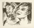 Gabriele Mucchi, Junges Paar, 1961, Lithographie