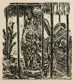 Gustav Schmidt, Hieronymus, 1920, Holzschnitt auf Japanpapier