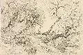 Alexander Flinsch, Plagwitz, Bleistiftzeichnungen, eines in Braun aquarelliert